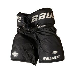Hockey‎ Pants Bauer Impact 100  Size JUNIOR MED Black Jr. M Thermo